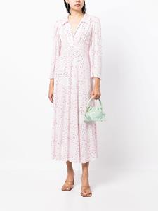 Rixo Midi-jurk met bloemenprint - Roze
