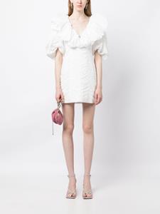 Acler Mini-jurk met ruchekraag - Wit