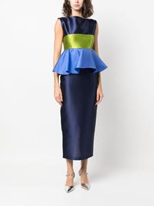 DESTREE Midi-jurk met colourblocking - Blauw