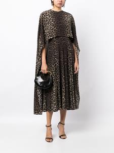 Michael Kors Collection Spine leopard-print dress - Bruin