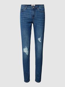 ONLY Skinny-fit-Jeans "ONLWAUW MID SK DESTROY DNM BJ209", mit Destroyed Effekt