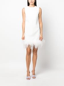 P.A.R.O.S.H. Mini-jurk met veren - Wit