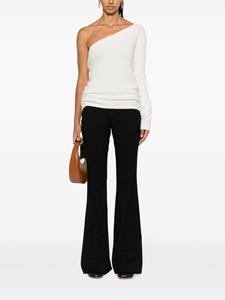 Patou knitted flared trousers - Zwart