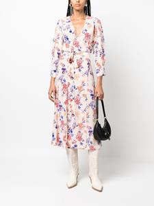 Forte Forte Belle De Jour floral-print wrap dress - Beige