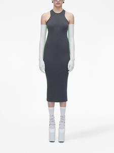Marc Jacobs Midi-jurk met logo - Grijs