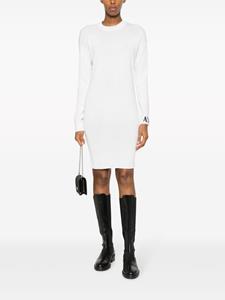 Armani Exchange Midi-jurk van wolmix - Wit