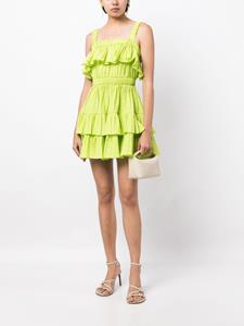 Acler Mini-jurk met ruches - Groen
