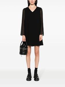 Claudie Pierlot Mini-jurk met V-hals - Zwart