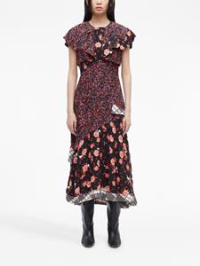 3.1 Phillip Lim Midi-jurk met bloemenprint - Veelkleurig