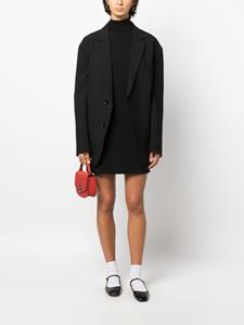 P.A.R.O.S.H. Mouwloze mini-jurk - Zwart