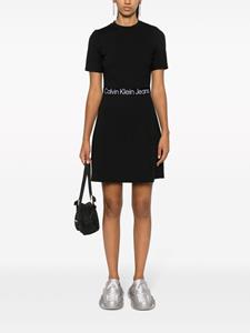 Calvin Klein Jeans Tape Milano mini dress - Zwart