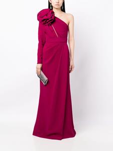 Elie Saab Cady flower-detailing dress - Roze