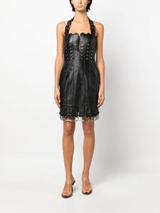 Moschino Mini-jurk met gespdetail - Zwart