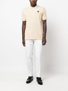 Philipp Plein Iconic piqué cotton polo shirt - Beige