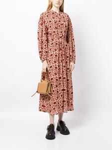 Bonpoint Ischia floral-print midi dress - Rood