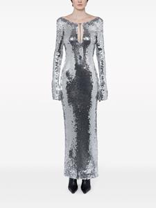 16Arlington Solare sequin-embellished dress - Zilver