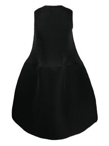 Melitta Baumeister Ripple volominous-skirt dress - Zwart