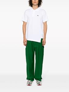 Comme Des Garçons Shirt x Lacoste asymmetric cotton polo shirt - Wit