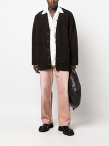 OUR LEGACY Colossal V-neck wool cardigan - Bruin