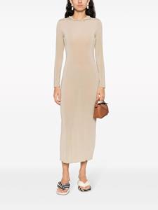 Paloma Wool hooded long-sleeved midi dress - Beige