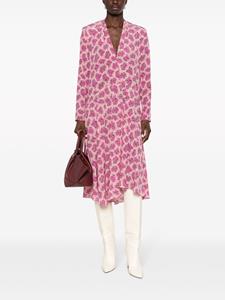 ISABEL MARANT Patel silk blend midi dress - Roze
