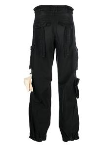 Ssheena pleat-detailing cotton straight-leg jeans - Zwart