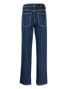 Sunnei contrast-stitching straight-leg jeans - Blauw