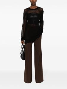 Rick Owens Wide Astaires flared trousers - Bruin