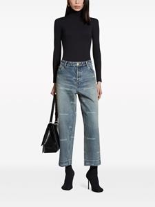 Balenciaga Jeans met logoprint - Blauw