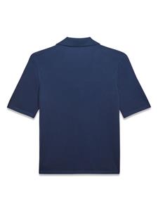 Saint Laurent Poloshirt met V-hals - Blauw