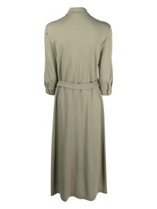 Circolo 1901 long-sleeve midi dress - Groen