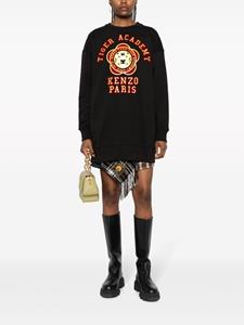 Kenzo Tiger Academy sweatshirt minidress - Zwart
