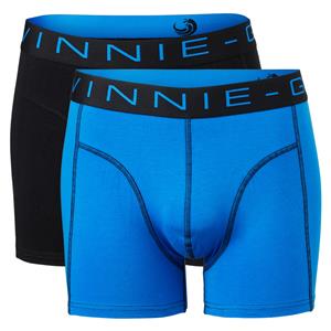 Vinnie-G Boxershorts 2-pack Black / Blue-XL