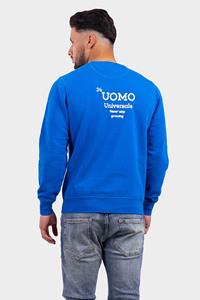 24 Uomo Universale Sweater Kobalt Blauw
