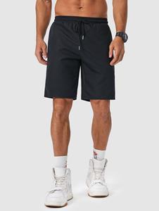 Zaful Solid Color Basic Casual Shorts