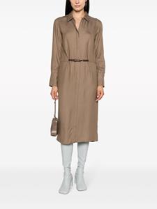 JOSEPH Daval belted shirtdress - Bruin