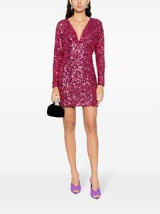 P.A.R.O.S.H. sequin-embellished minidress - Roze