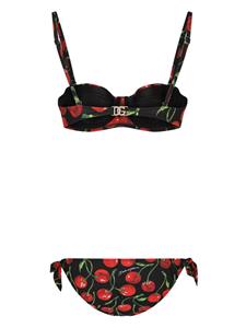 Dolce & Gabbana Bikini met print - Zwart