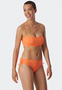 Schiesser Midi-bikinislip zijkanten in hoogte verstelbaar oranje - Mix & Match Reflections 