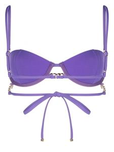 Stella McCartney Bikinitop met kettingdetail - Paars