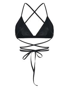 ISABEL MARANT Bikinitop met kruisbandjes - Zwart