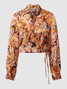 Jake*s Collection Korte blouse met all-over motief