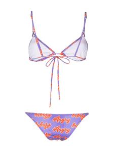 Natasha Zinko Bikini met print - Paars