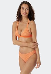 Schiesser Mini-bikinislip strepen oranje - Mix & Match Reflections 
