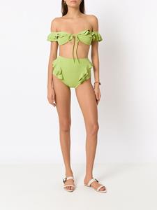Clube Bossa Asymmetrische bikinitop - Groen