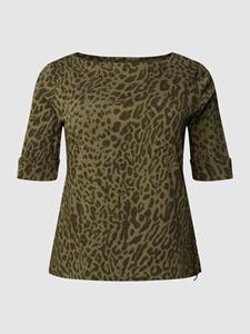 Lauren Ralph Lauren Curve PLUS SIZE shirt met lange mouwen en dierenprint
