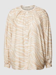 Oui Blouse met all-over motief