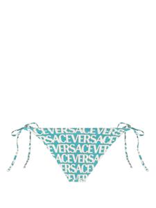 Versace Bikinislip met logoprint - Blauw