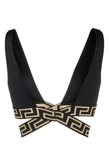 Versace Bikinitop met Greca detail - Zwart