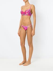 Amir Slama rose print bikini set - PINK